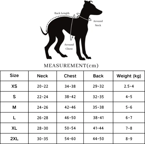 Vista 7 de Greyhound Clothes - Mameluco básico de algodón suave con cuello alto para perro, sudadera de manga larga, pijama elástica para perro italiano
