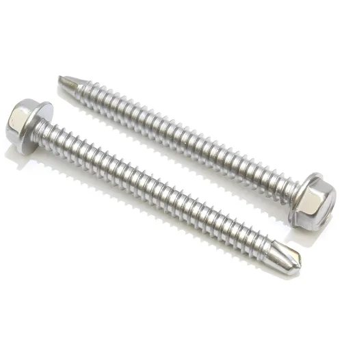 Vista 9 de Bolt Dropper Tornillos TEK de acero inoxidable #8 x 1/2 pulgadas, paquete de 100 tornillos autorroscantes, resistentes a la corrosión, tornillos