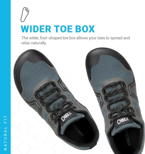 Vista 2 de Xero Shoes Tenis Mesa Trail WP para hombre - Impermeable descalzo Trail Runner