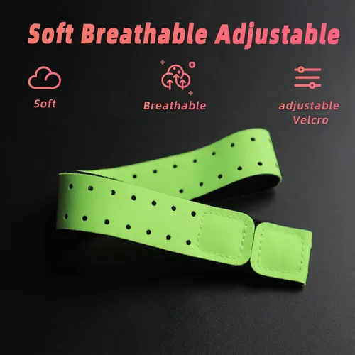 Vista 4 de Correa de repuesto para brazo Fitcent compatible con OTF, OTF Burn, Orange Theory Fitness, banda de monitor de frecuencia cardíaca OT Beat..