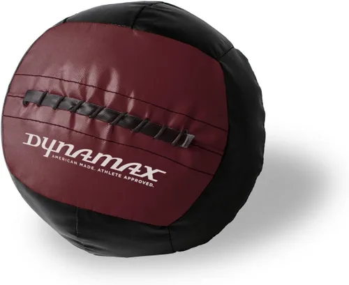 Vista 5 de Dynamax Mini Medicine Ball, 2–12 lb Soft Shell Wall Ball, 10-Inch Weighted Exercise Ball for Strength Training, Core Workouts, Conditioning &