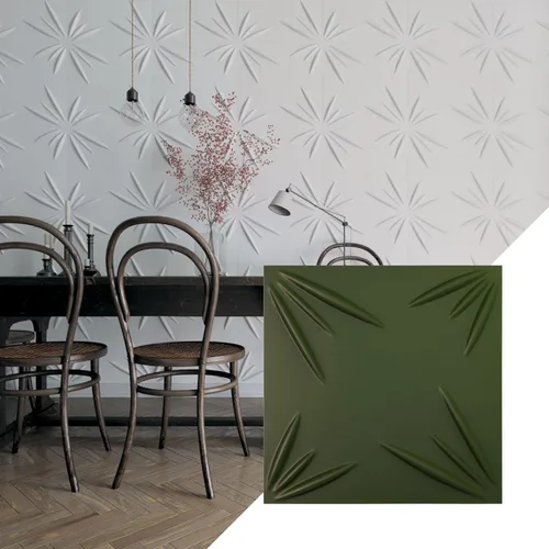 Vista 41 de Ekena Millwork WP20X20INWH 19 5/8 pulgadas de ancho x 19 5/8 pulgadas de alto Inula EnduraWall Decorativo 3D Panel de Pared Cubre 2.67 pies cuadrados