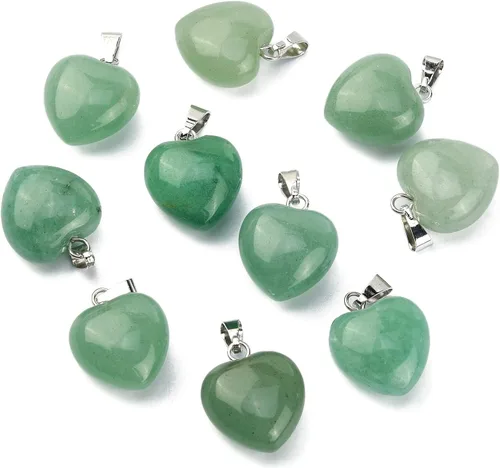 Vista 19 de LiQunSweet 10 piezas de eslabones de piedras preciosas de cristal de amatista natural, enlaces envueltos en alambre con alambres de latón dorado