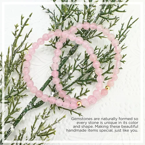 Vista 31 de Pulseras elásticas, piedras preciosas naturales, amatista, citrino, cuarzo rosa, cuarzo de cristal transparente, ojos de peridoto y teger, regalo