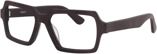 Vista 2 de Zeelool Gafas rectangulares de acetato de grano de madera vintage para hombres con lentes antirayos azules Arthur FA0178