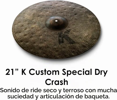 Vista 6 de Zildjian KCSP4681 K Paquete de platillos secos especiales personalizados
