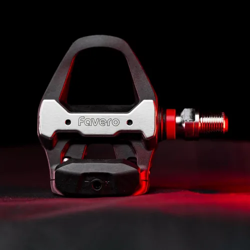 Vista 3 de Favero Assioma PRO RS-1 Medidor de potencia para ciclismo de carretera basado en pedal de detección única SPD-SL Compatible, Single-Sided