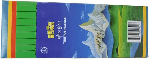 Vista 2 de Incienso tibetano hecho a mano, paquete de 60 por hombres, Tsee Khang