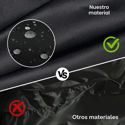 Vista 6 de Cubierta de ventilador de exterior impermeable resistente para ventiladores de pedestal y montaje en pared de 30 pulgadas, color negro