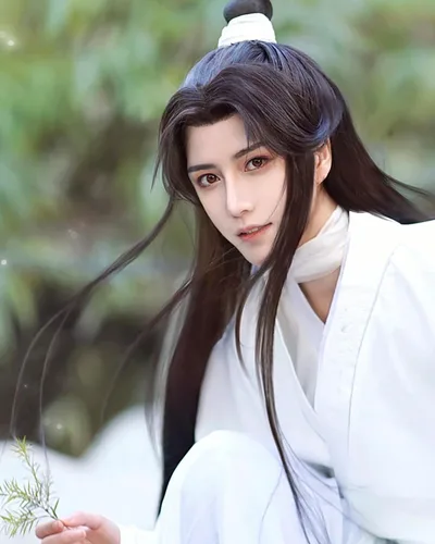 Vista 6 de Xie Lian disfraz de cosplay antiguo chino Hanfu bata Tian guan ci fu disfraces de cosplay para hombres y mujeres en Halloween