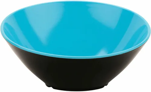 Vista 8 de G.E.T. B-792-W - Cuenco en ángulo para servir en cascada para ensaladas, arroz y postre, 24 onzas / 9.25 pulgadas, color blanco