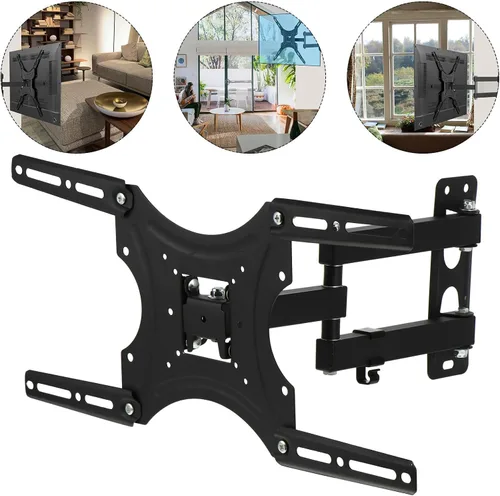 Vista 4 de Garneck Soporte de pantalla LCD fijo resistente al desgaste para montaje en la pared ajustable para la estructura estable del hogar, compatible