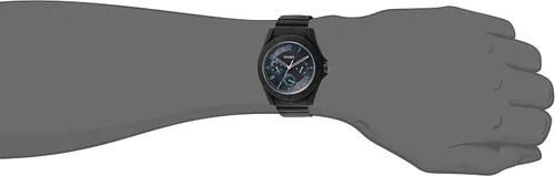 Vista 2 de Fossil cuarzo silicona y hule reloj Casual de los hombres color negro Modelo fs5222