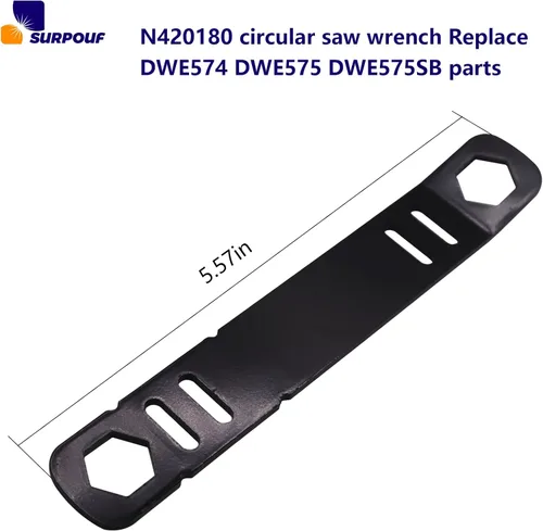 Vista 2 de N420180 N165861 Llave de sierra circular 60V 7-1/4 pulgadas Reemplazo DWE574 DWE575 DWE575 DWE575SB Parte