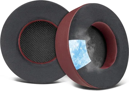 Vista 11 de SOULWIT Almohadillas de enfriamiento para auriculares Corsair Virtuoso, almohadillas con espuma de aislamiento de ruido de alta densidad, grosor
