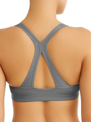 Vista 2 de Athletic Works Sujetador deportivo con cierre frontal para mujer