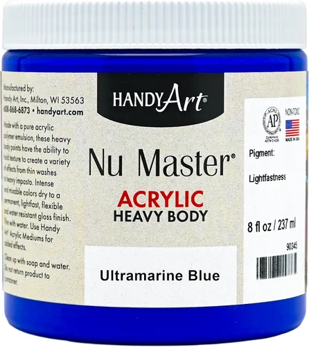 Vista 8 de Handy Art Nu Master - Pintura acrílica de cuerpo pesado, 8 onzas, color rojo brillante