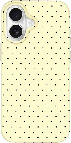 Vista 29 de Hython Funda para iPhone Air, diseño estético de lunares lindos, funda simple de 6.5 pulgadas, delgada, antiarañazos, parachoques de TPU suave, a
