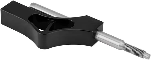 Vista 8 de Fydun Extensión de palanca de altura ajustable de acero inoxidable para automóvil para perilla de cambio manual (negro)