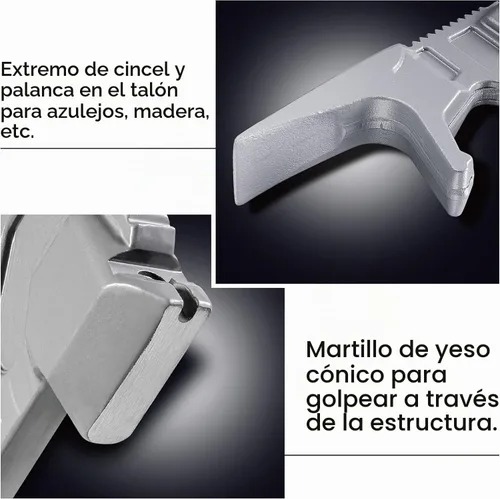 Vista 3 de Vaughan - Herramienta de demolición multifunción de 15 pulgadas, martillo, extractor de clavos, multiuso, construcción resistente, herramientas