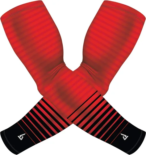 Vista 12 de B-Driven Sports Mangas de compresión de enfriamiento para hombres, mujeres y jóvenes, protección UV del antebrazo, soporte deportivo (1 par)