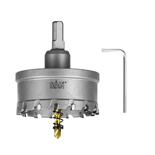 Vista 65 de SALI Kit de sierra perforadora TCT de 1 pulgada (1.024 in) con punta de carburo de tungsteno con broca piloto chapada en titanio para metal, acero