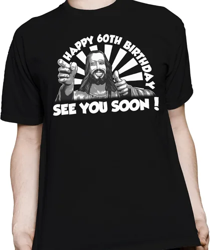 Vista 4 de Camisa de 60 cumpleaños Divertido regalo de cumpleaños Happy Birthday See You Soon