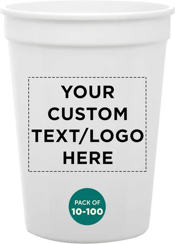Vista 13 de DISCOUNT PROMOS Vasos de plástico personalizados + tamaño de 12 onzas + diseño de fiesta desechable + juego a granel (10, 50 o 100) ideal