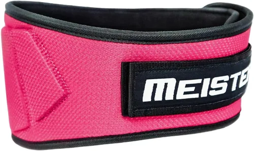Vista 5 de Meister Cinturón de levantamiento de pesas de neopreno contorneado 6" soporte trasero