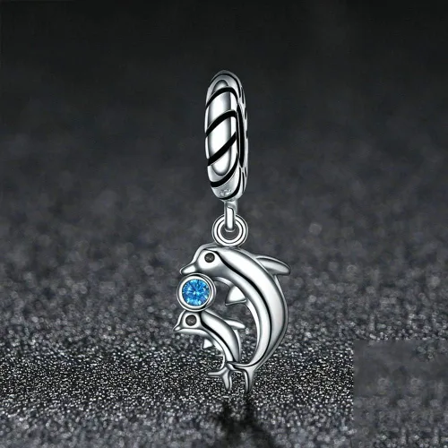 Vista 5 de Junyi Jewelry Abalorio de plata de ley 925 con diseño de animales de la suerte, para pulsera Pandora