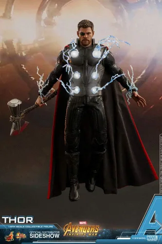 Vista 2 de Hot Toys Marvel Avengers Infinity War Thor Figura de acción a escala 1/6