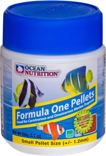 Vista 4 de Ocean Nutrition Formula One Pellets - Frasco de 3.5 onzas (3.53 oz), tamaño pequeño de pellets