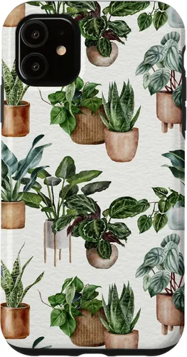 Vista 5 de iPhone 15 Amante de plantas de interior mamá señora Jardinería Boho Case