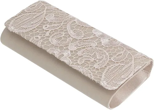 Vista 4 de U-Story Elegante bolso de mano de encaje floral para mujer para fiesta de noche