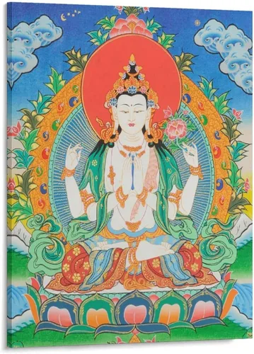 Vista 57 de Póster artístico con texto en inglés «Lord Shiva And His Family» («Lord Shiva And His Family») - Póster decorativo moderno para decorar la pared