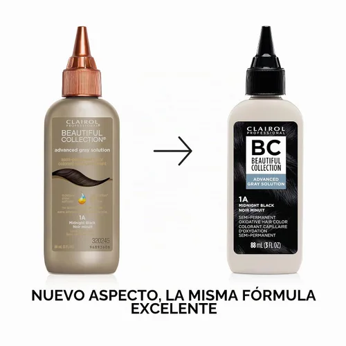 Vista 2 de Clairol Professional Beautiful Collection Advanced Gray Solutions Semi-Permanent Hair Color with Gray Coverage for All Hair Textures Packaging
