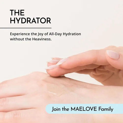 Vista 7 de MAELOVE Suero Hydrator de ácido hialurónico B5 con resveratrol para un brillo húmedo al instante, rellena líneas finas, ligero y no graso, 1.0 onzas