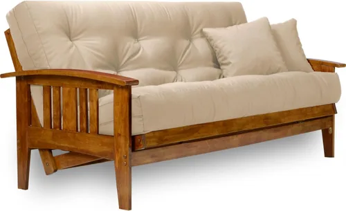 Vista 16 de sofá cama estilo westfield - Tamaño queen, colchón de 8 pulgadas, Madera Noble