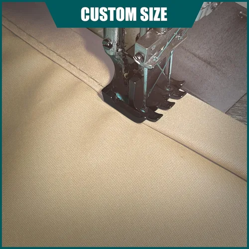 Vista 5 de Royal Shade Toldo Vela de Sombra Solar Triangular Beige de 4' x 4' x 4' Impermeable Pedido para Hacer rsTADT16 Toldo Parasol, UPF50+ 98% Bloqueo UV
