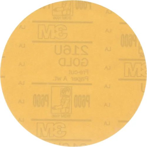 Vista 24 de 912 Hookit disco de arena P5A de 3" color oro de 3M, P220, 3, Dorado