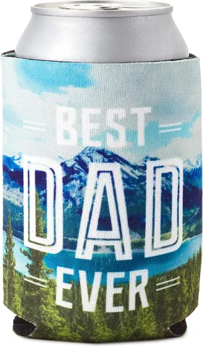 Vista 2 de Hallmark Tarjeta del día del padre para papá con regalo (enfriador de latas de bebida extraíble) Día del Padre Padre extraíble enfriador de latas