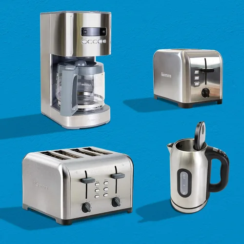 Vista 8 de Kenmore Cafetera de Goteo – Máquina de Café Programable con Jarra de Vidrio, Preparación Regular y Fuerte, Apagado Automático, Depósito de Agua