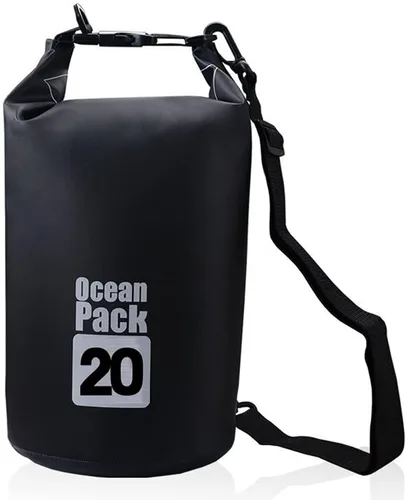 Vista 17 de Dry Sack - Mochila deportiva flotante impermeable para cuarentena de 2L/3L/5L/10L/15L/20L/30L para canotaje, kayak, senderismo, snowboard, camping