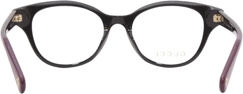 Vista 4 de Gucci GG 0924O 003 - Gafas redondas (plástico, 1.929 in), color negro, NegroOro