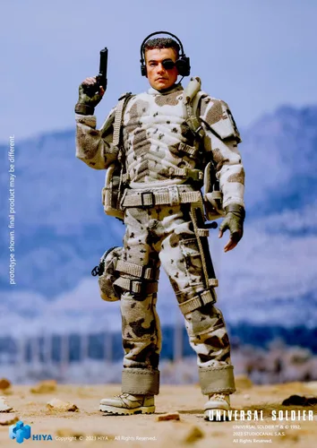 Vista 8 de Hiya Toys Universal Soldier: Luc Deveraux Exquisita Super Series Previews Figura de acción exclusiva a escala 1:12