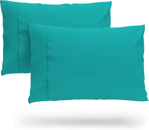 Vista 9 de Cosy House Collection Juego de 2 fundas de almohada de rayón de alta calidad derivado de bambú, ropa de cama ultrasuave, refrescante y transpirable