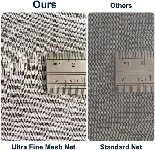 Vista 3 de POOLAZA Red de desnatador para bañera de hidromasaje, malla fina con mango de aluminio extensible de 35 pulgadas, para bañera de hidromasaje