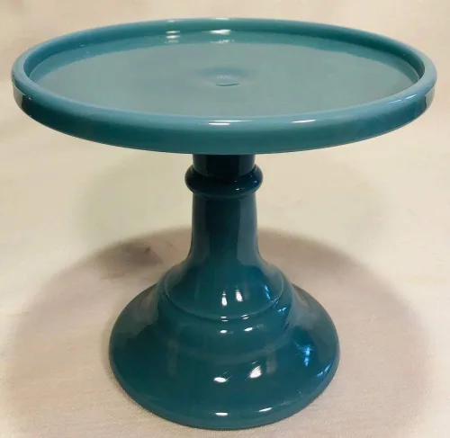 Vista 11 de Bandeja de pastelería para pastelería/soporte para cupcakes, patrón liso y simple, hecho en Estados Unidos, vidrio Mosser USA