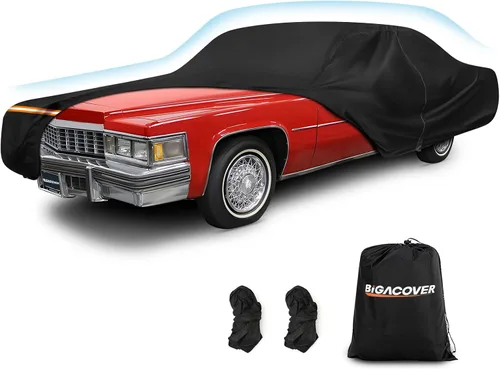 Vista 19 de Funda de automóvil sedán de 2 puertas para Volkswagen Beetle Bug 1960-1980 Protección resistente al agua para todo tipo de clima con cremallera
