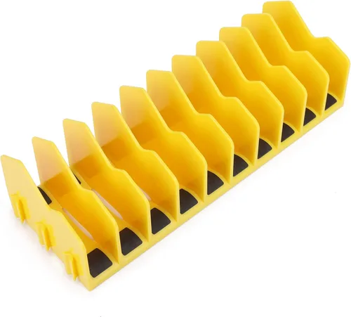 Vista 8 de HURRICANE Alicates organizador con base de goma antideslizante, diseño extensible, azul y verde, paquete de 2